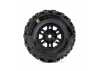 1:16 Badlands MX Front/Rear Tires MTD 12mm Black Split Six (