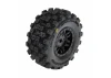 1:16 Badlands MX Front/Rear Tires MTD 12mm Black Split Six (