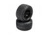 Menace Front/Rear Street Tires Mounted 12mm Black Split Six
