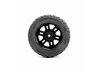 ProLine Jaeger Tyres Mounted on 12mm Hex Black Split Six Wheels (2)