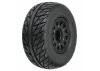 ProLine Street Fighter M2 SC Tyres on Black Raid 6X30 Wheels (2)