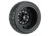 ProLine Street Fighter M2 SC Tyres on Black Raid 6X30 Wheels (2)