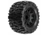 ProLine Trencher 2.8 Tyres Mounted on Black Raid 6X30 Removable Hex Wheels - 12mm Hex