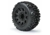 ProLine Badlands 3.8 Tyres Mounted on Raid Black 8X32 Wheels - 17mm Hex
