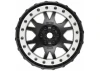 ProLine IMPULSE Pro-Loc Black Wheels with Grey Ring for Traxxas X-MAXX (2)