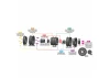 ProLine Carbine 1.9 Black Internal Beadloc Dually Wheels (2)