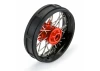 1/4 Pro-Spec Aluminium V2 Bead Front Wheel Black/Red (1): Pro