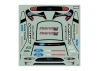ProLine 1:16 2021 Ford Mustang Cobra Jet Clear Bodyshell - Fits Losi Mini No Prep Car (225mm WB)