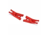 Bash Armor Front Suspension Arms (Red) for ARRMA 3S Vehicles