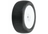 ProLine Slide Lock S3 Tyres Pre Mounted on White Volicity 2 Wheels (2)