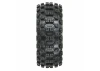 ProLine Badlands MX M2 Tyres Pre-Mounted on Mach 10 Black 1:8 Buggy Wheels (2)