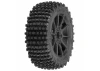 ProLine Gladiator M2 Tyres Pre Mounted on Black Mach 10 1:8 Buggy Wheels (2)