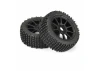 ProLine Gladiator M2 Tyres Pre Mounted on Black Mach 10 1:8 Buggy Wheels (2)