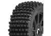 ProLine Gladiator M2 Tyres Pre Mounted on Black Mach 10 1:8 Buggy Wheels (2)