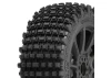ProLine Gladiator M2 Tyres Pre Mounted on Black Mach 10 1:8 Buggy Wheels (2)