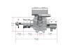Stinger Engines 10cc Single Cylinder Side Exhaust 2-Stroke Petrol Engine