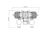 Stinger Engines 185cc Petrol 2 Stroke Twin Cylinder Engine