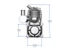Stinger Engines 63cc Petrol 2-Stroke Single Cylinder Side Exhaust Engine