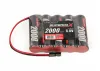 Superpax Battery, AA 6V 5-Cell 2000mAh NiMH, SBS-Flat, Rx-JR