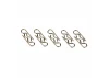 Body Clips, Sandard Straight, Silver (10)