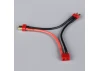 Deans Series Y Connector - 14AWG - 100mm
