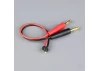 Radient Charge Lead, 4mm Bullet to Mini Deans Male, 18AWG, 150mm (ESC End)