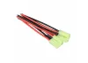 Radient Pigtail Connector, Mini Tamiya Female, 16AWG, 100mm (5pcs)