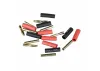 Radient 2mm Gold Connector Pairs including Heat Shrink (5pcs)