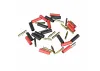 Radient 2mm Gold Connector Pairs including Heat Shrink (10)