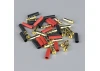 Radient 3.5mm Gold Connector Pairs including Heat Shrink (10)