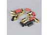 Radient 8.0mm Gold Connector Pairs including Heat Shrink (5pcs)