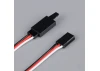 Radient Futaba HD Extension Lead with Clip 500mm