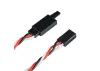 Radient Futaba Twisted HD Extension Lead with Clip 200mm