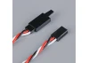 Radient Futaba Twisted HD Extension Lead with Clip 200mm