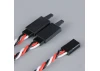 Radient Futaba HD Twisted Y Lead with Clip 150mm