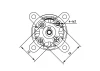 Radient Brushless Motor 2822 2300KV (2-3S)