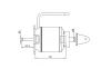 Radient Brushless Motor 4250 800KV (2-4S)