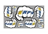 RPM Fist Logo Decal Sheets