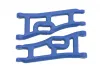 RPM Wide Front A Arms for Electric Rustler / Stampede - Blue