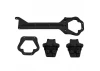 RPM Front + Rear Upper Chassis Diff Covers Latrax Teton/Rally