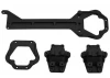 RPM Front + Rear Upper Chassis Diff Covers Latrax Teton/Rally