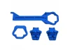 RPM Front + Rear Upper Chassis Diff Covers Latrax Teton/Rally