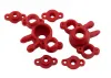 RPM Axle Carriers For Traxxas 1:16 Slash/E-REVO (Replaces TRX7034) - 1 Pair - Red