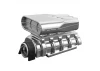 RPM Chrome Mock Intake and Blower Set - Chrome ** CLEARANCE **