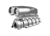 RPM Chrome Shotgun Style Mock Intake + Blower