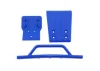RPM Front Bumper & Skid Plate For Traxxas Slash 4X4 - Blue
