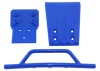 RPM Front Bumper & Skid Plate For Traxxas Slash 4X4 - Blue