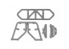 RPM Rear Bumper For Traxxas Slash 4X4 - Grey