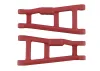 RPM Rear Wishbone Arms - Fit Traxxas 2WD Rustler and Stampede (Upgrades - TRX3655) - Red