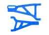 RPM Front Right Arms For Traxxas REVO - 1 Upper And 1 Lower - Blue